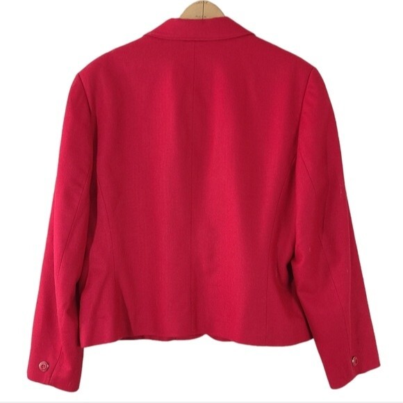 Pendleton 100% Virgin Wool Red Blazer - Picture 2 of 9